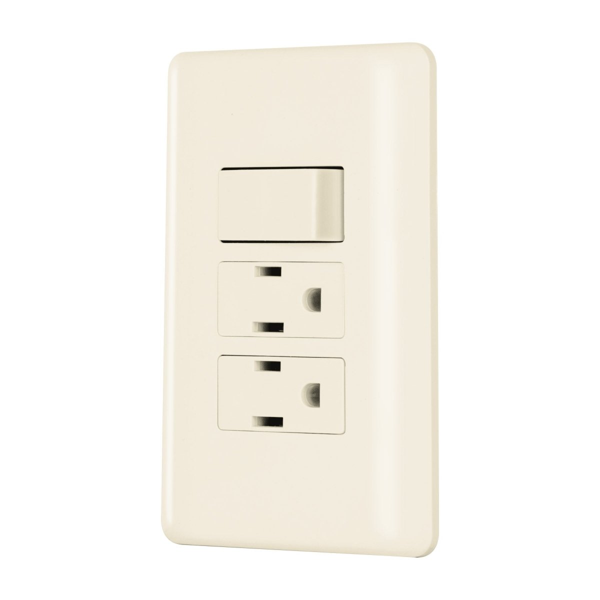 INTERRUPTOR SENCILLO - CONTACTO DUPLEX CON - SUPERMIX