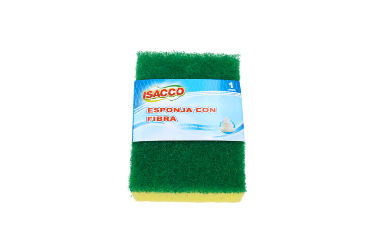 ISACCO ESPONJA CON FIBRA VERDE 1 PZ 36/1 SP - 0201S - SUPERMIX