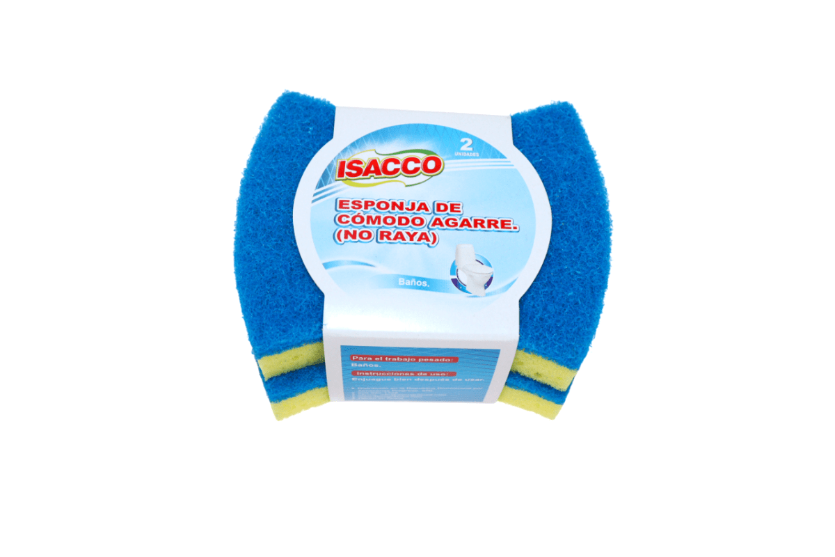 ISACCO ESPONJA DE COMODO AGARRE 2 PZS 36/1 SP - 1703NS - SUPERMIX