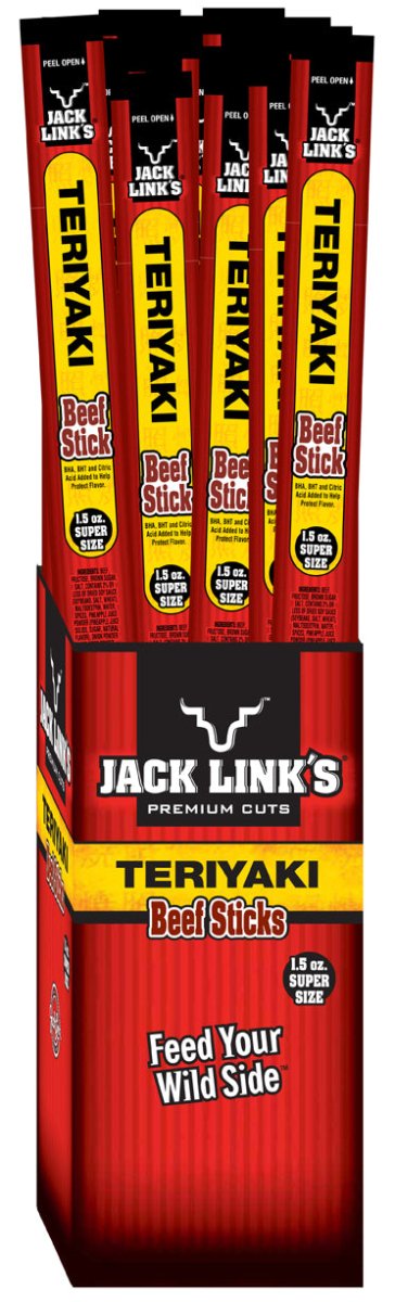 JACK LINK S BEEF STICK TERIYAKI 1.84 OZ - SUPERMIX