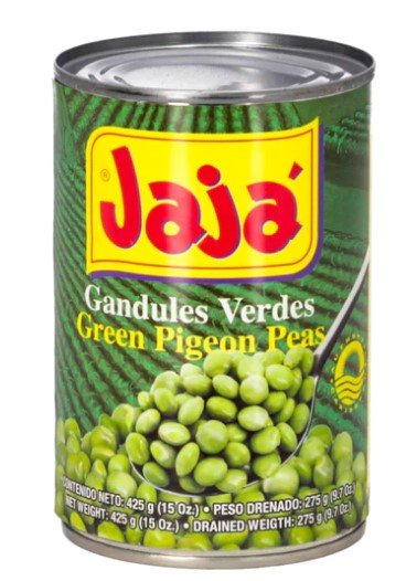 JAJA GANDULES VERDES 15 OZ - SUPERMIX