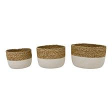 JG CESTAS 3PZ 30X30X19CM - SUPERMIX