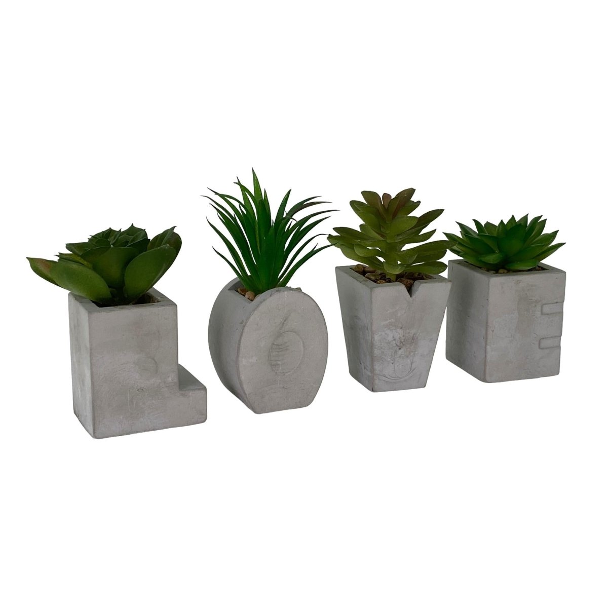 JG PLANTA ART DECOR 4PZ 5.5X4X6CM - SUPERMIX