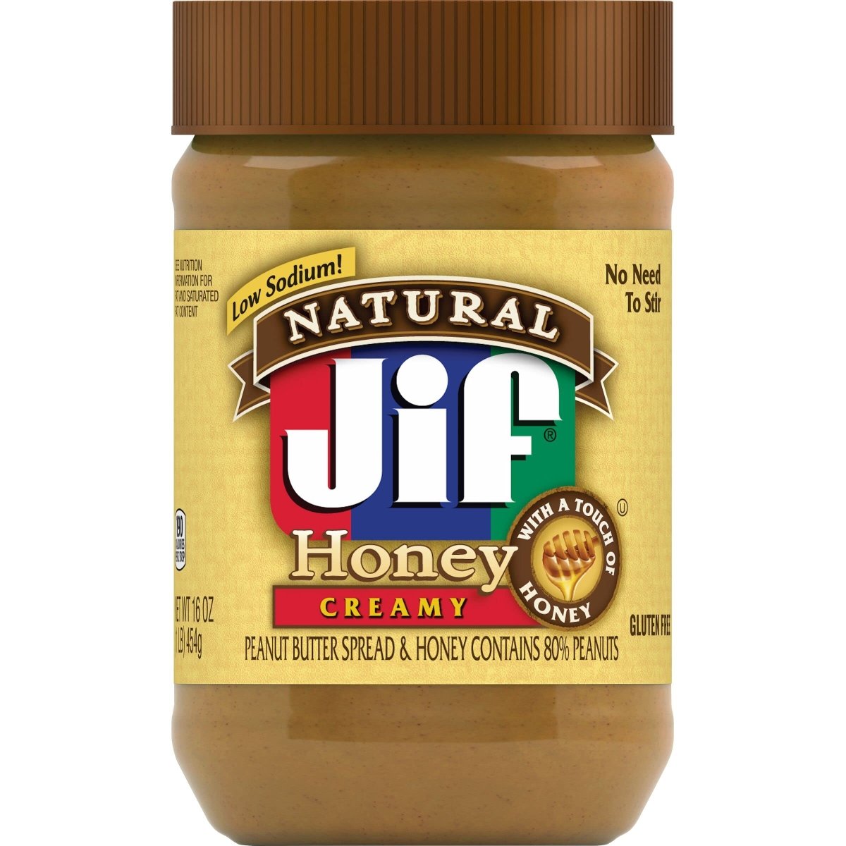 JIF MANTEQUILLA MANI NAT HONEY 16 OZ - SUPERMIX