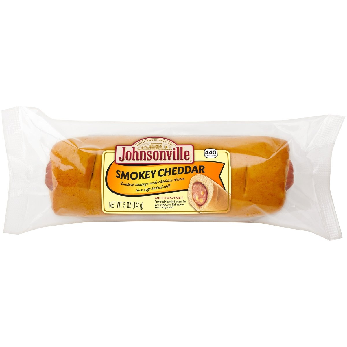 JOHNSONVILLE BAKED ROLL SMOKEY CEDDAR 5 OZ - SUPERMIX
