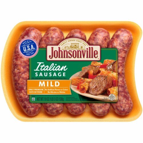 JOHNSONVILLE MILD ITALIAN 19 OZ - SUPERMIX