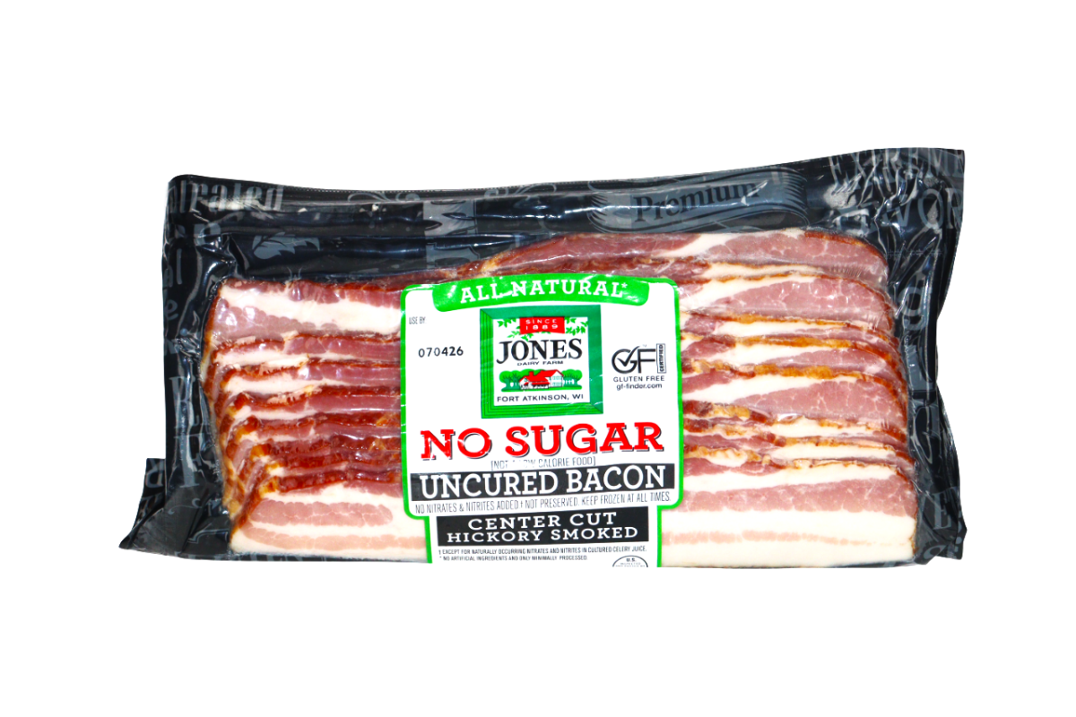 JONES CANADIAN BACON - HICKORY SMOKED 6 OZ - SUPERMIX