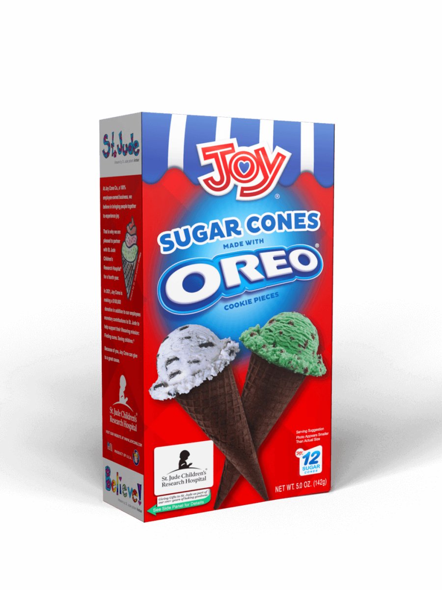 JOY CONE SGR CONES OREO 12 5 OZ - SUPERMIX