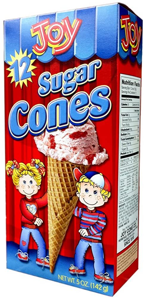 JOY CONE SUGAR CONE 5 OZ - SUPERMIX