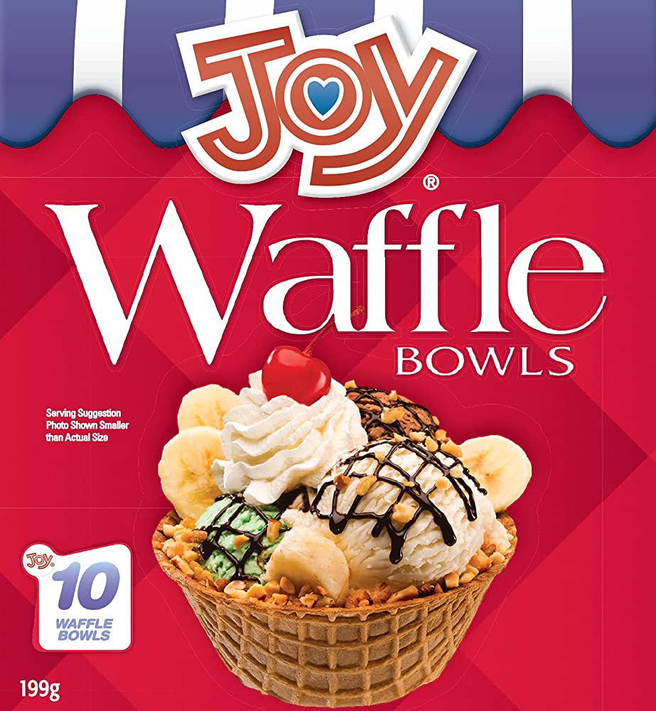 JOY CONE WAFFLE BOWL 10CT 7. OZ - SUPERMIX