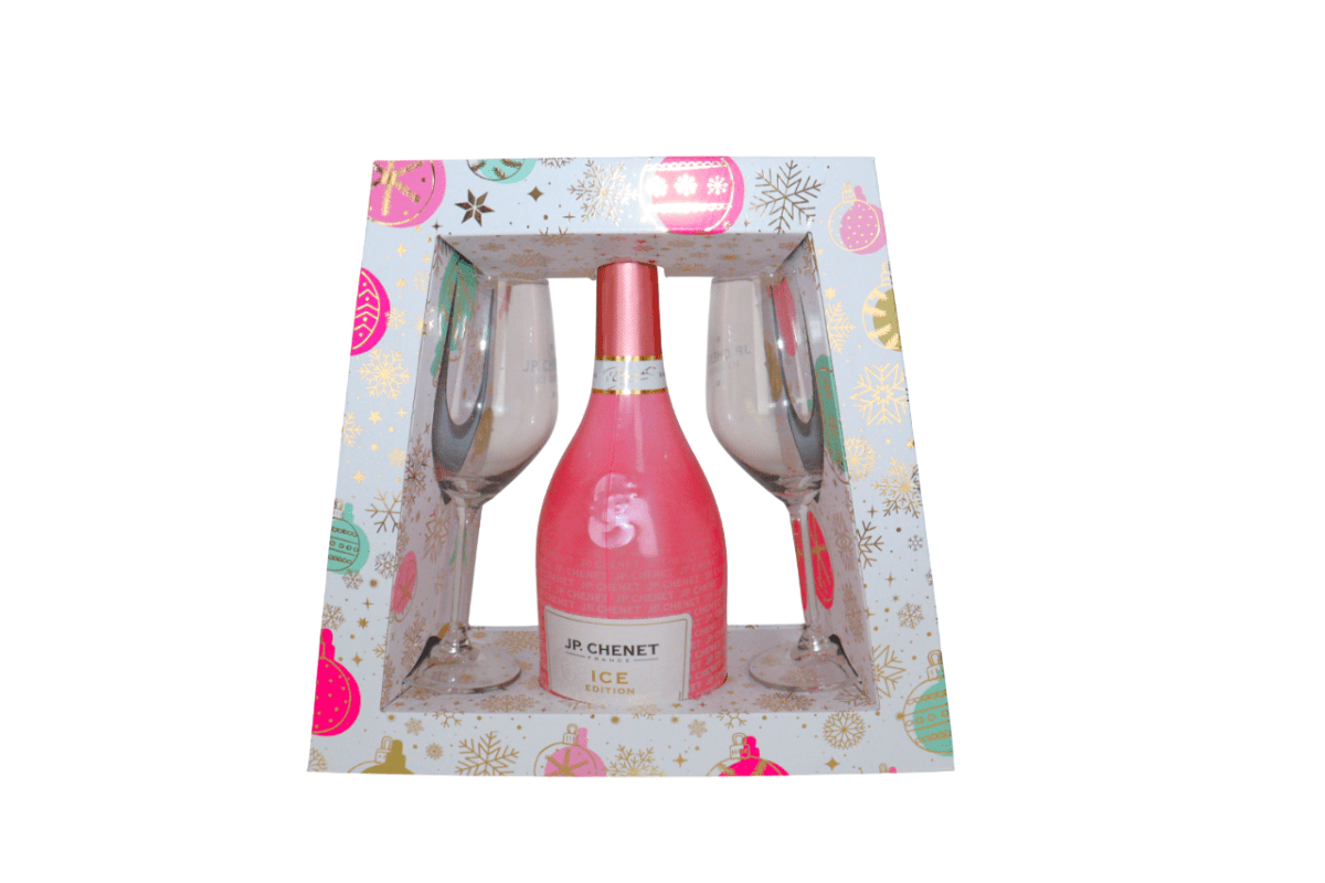 JP. CHENET ICE ROSE ESTUCHE + 2 COPAS TEMPORADA - SUPERMIX