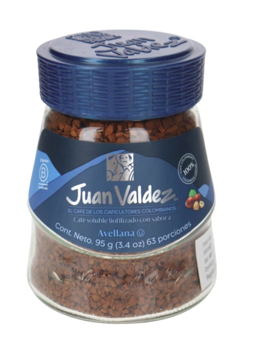 JUAN VALDEZ LIOFILIZADO AVELLANAS 12X95GR - SUPERMIX