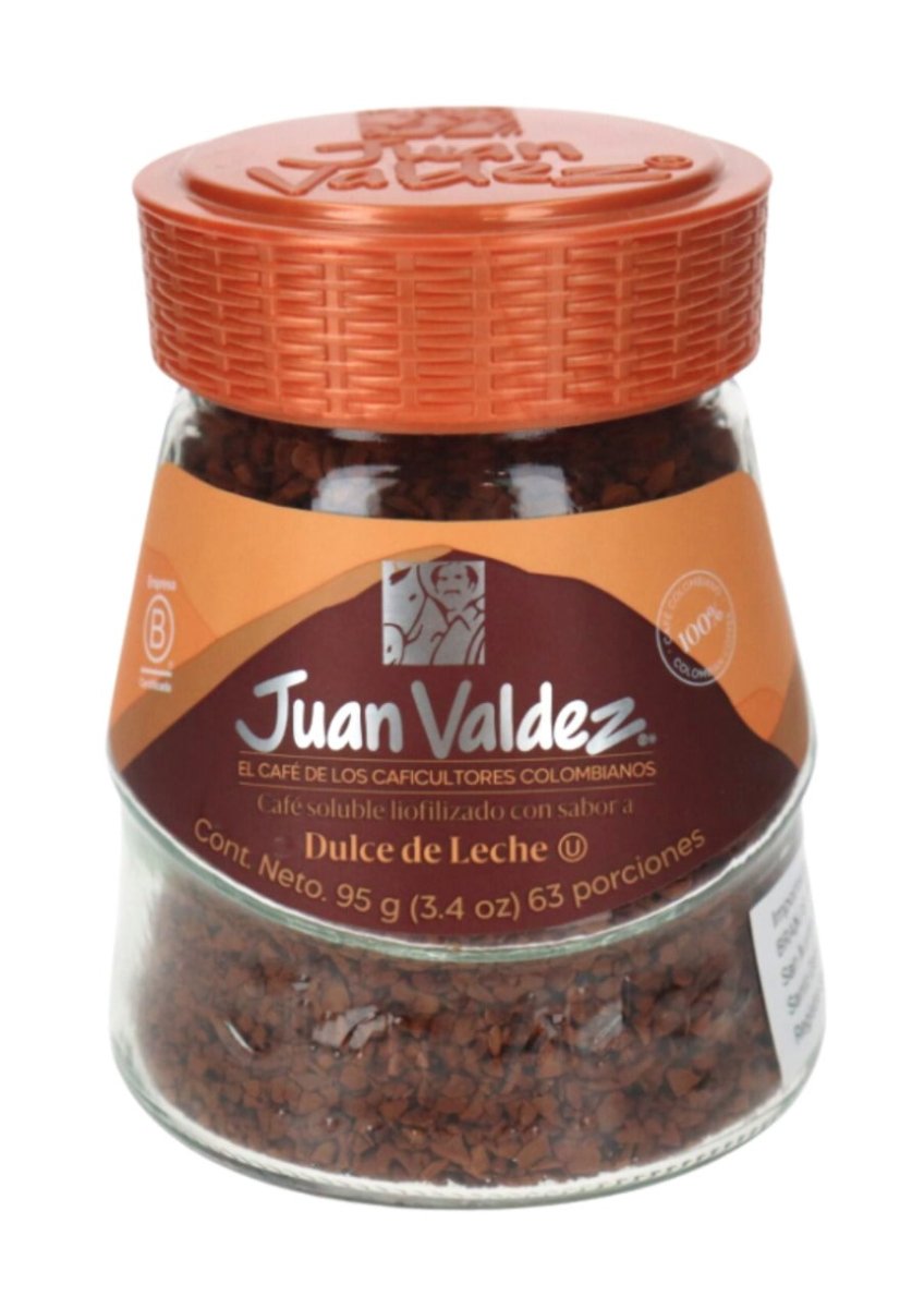 JUAN VALDEZ LIOFILIZADO DULCE LECHE 12X95GR - SUPERMIX
