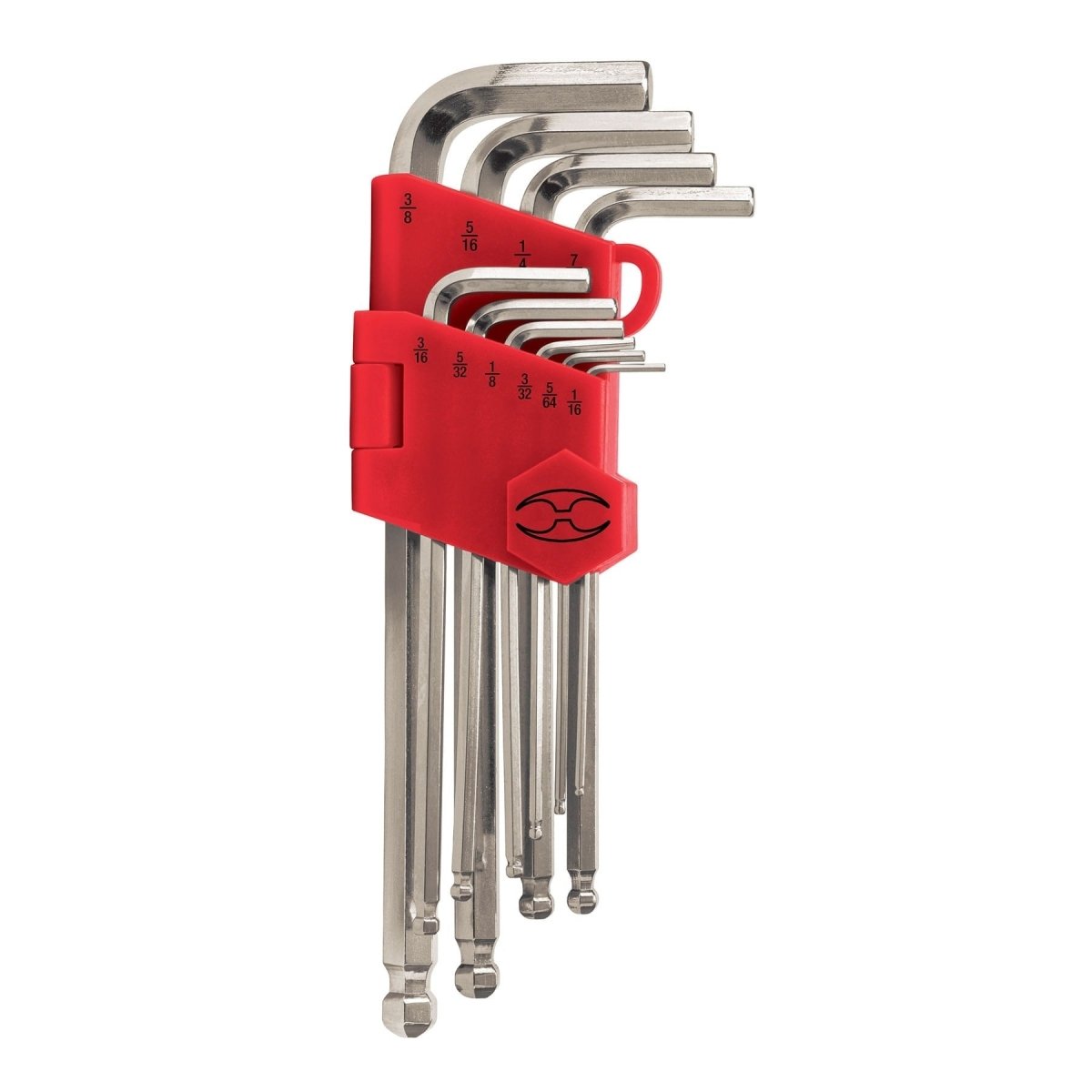 JUEGO DE 10 LLAVES ALLEN LARGA DESDE 1/16" HASTA 3/8" TRUPER - SUPERMIX