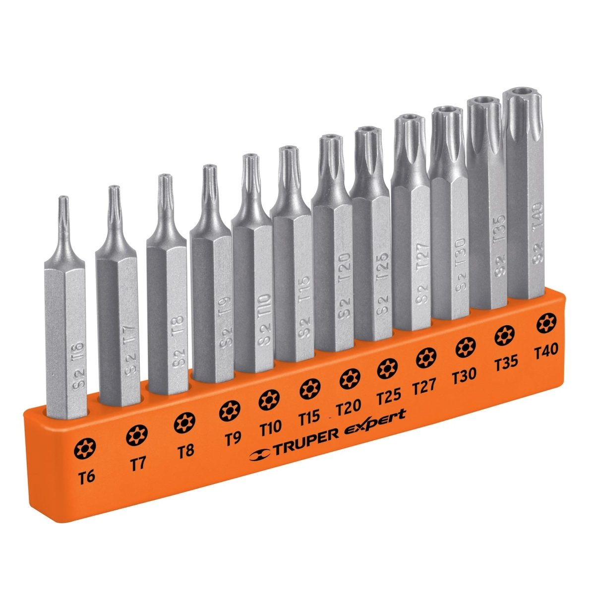 JUEGO DE 12 PUNTAS PARA DESARMADOR, TORX - SUPERMIX