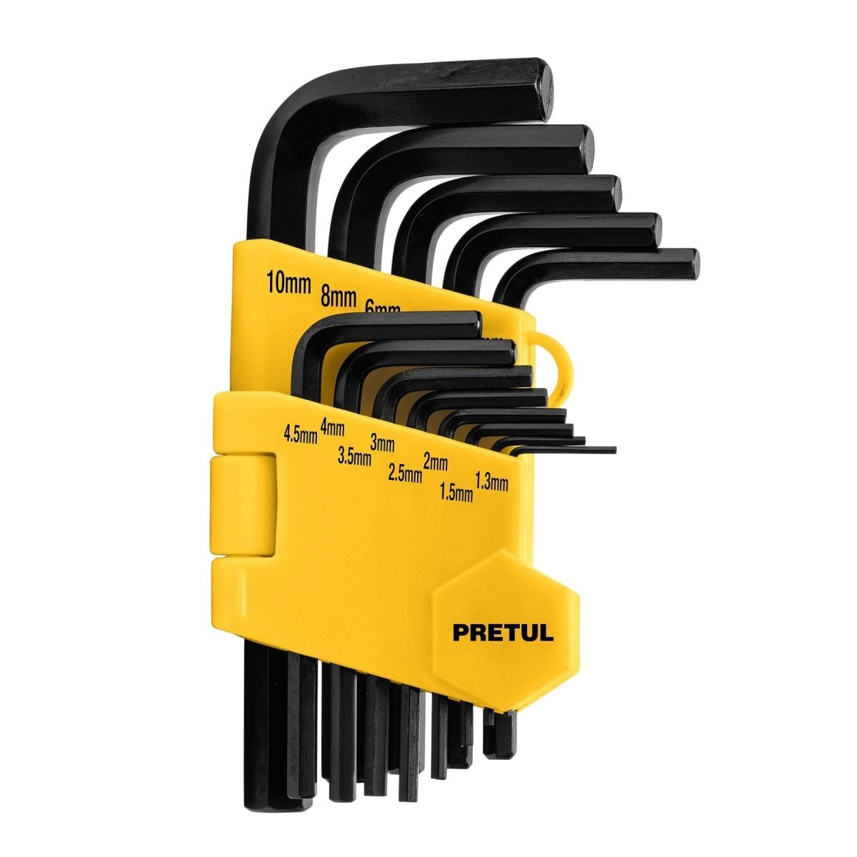 JUEGO DE 13 LLAVES ALLEN DESDE 1.3MM HASTA 10MM PRETUL - SUPERMIX