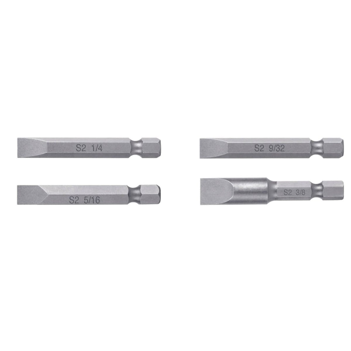 JUEGO DE 5 PUNTAS PLANAS MIXTAS DESDE 1/4" HASTAS 5/16" LARGAS TRUPER EXPERT.. - SUPERMIX