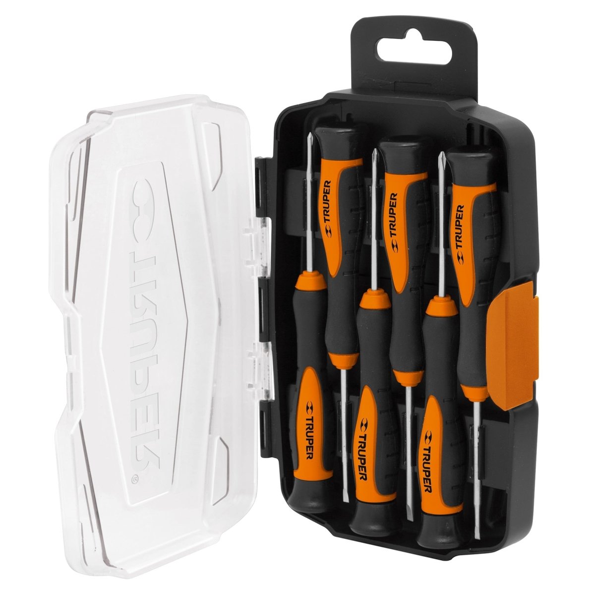 JUEGO DE 6 DESTORNILLADORES PARA ELECTRONICA Y PRECISION LARGOS TRUPER.. - SUPERMIX