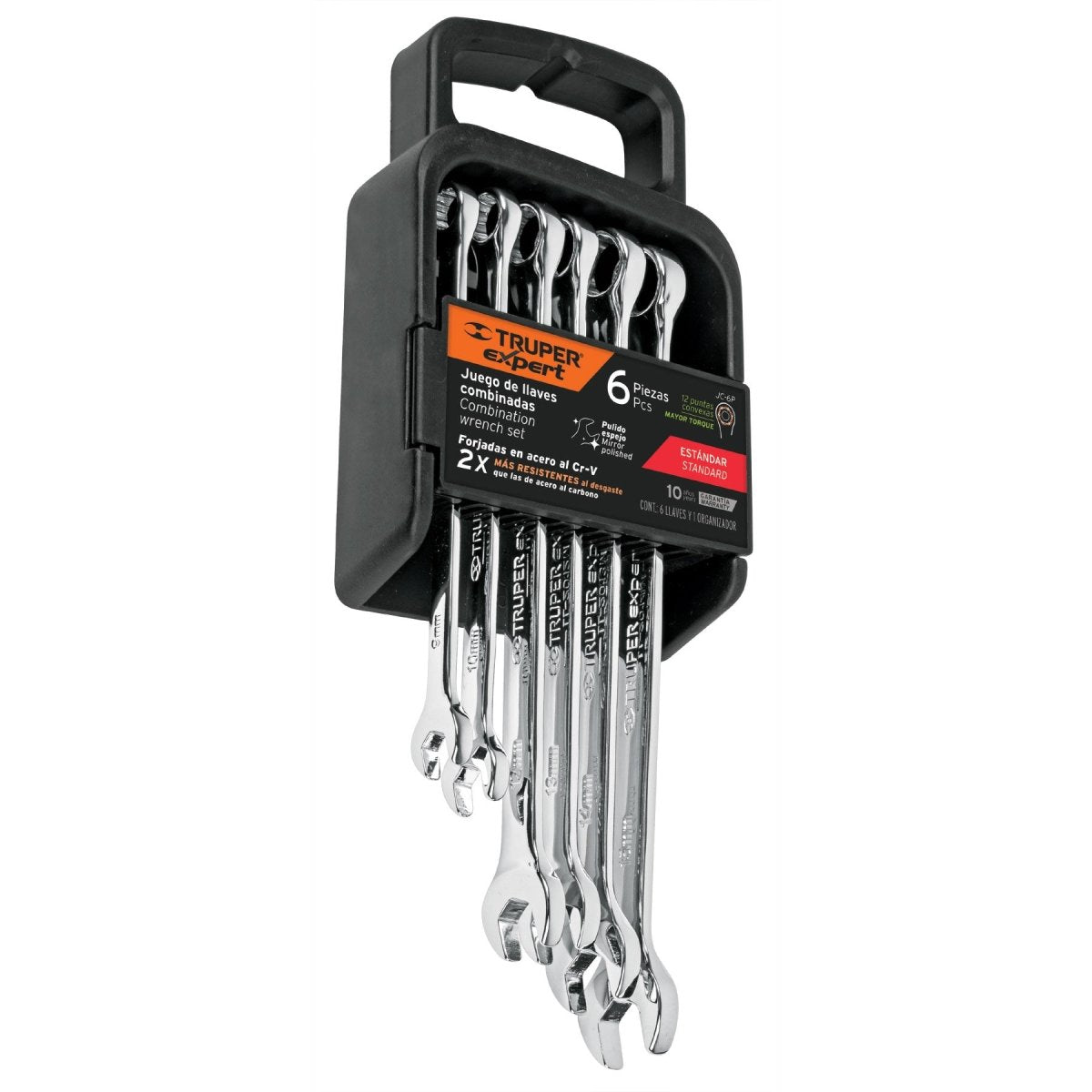 JUEGO DE 6 LLAVES COMBINADAS DESDE 5/16" HASTA 5/8" TRUPER - SUPERMIX