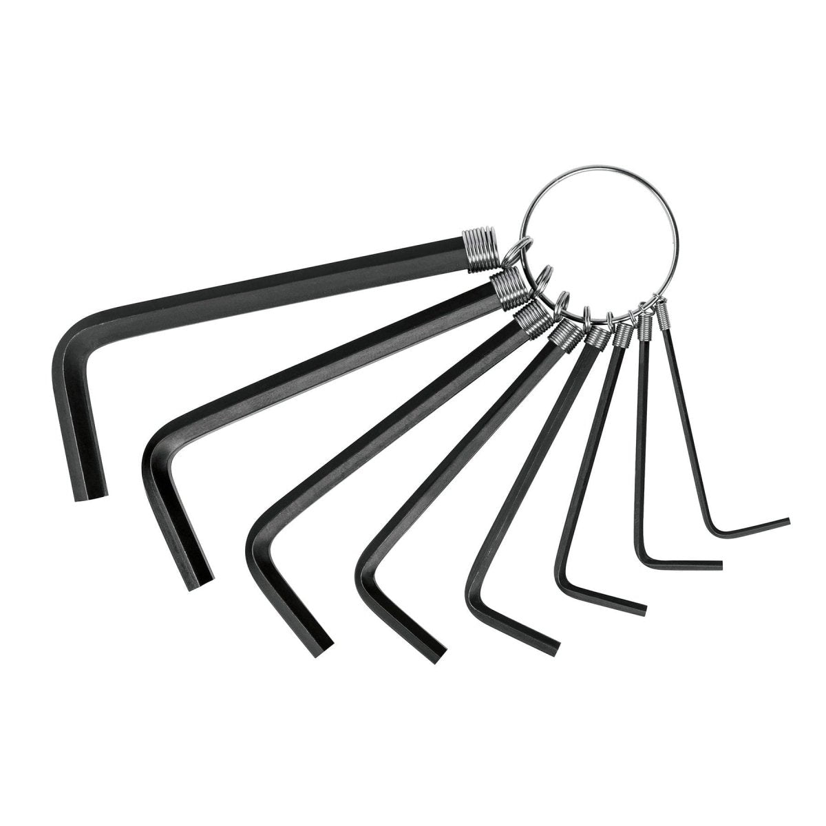 JUEGO DE 8 LLAVES ALLEN TIPO LLAVERO DESDE 1.5MM HASTA 6MM TRUPER - SUPERMIX