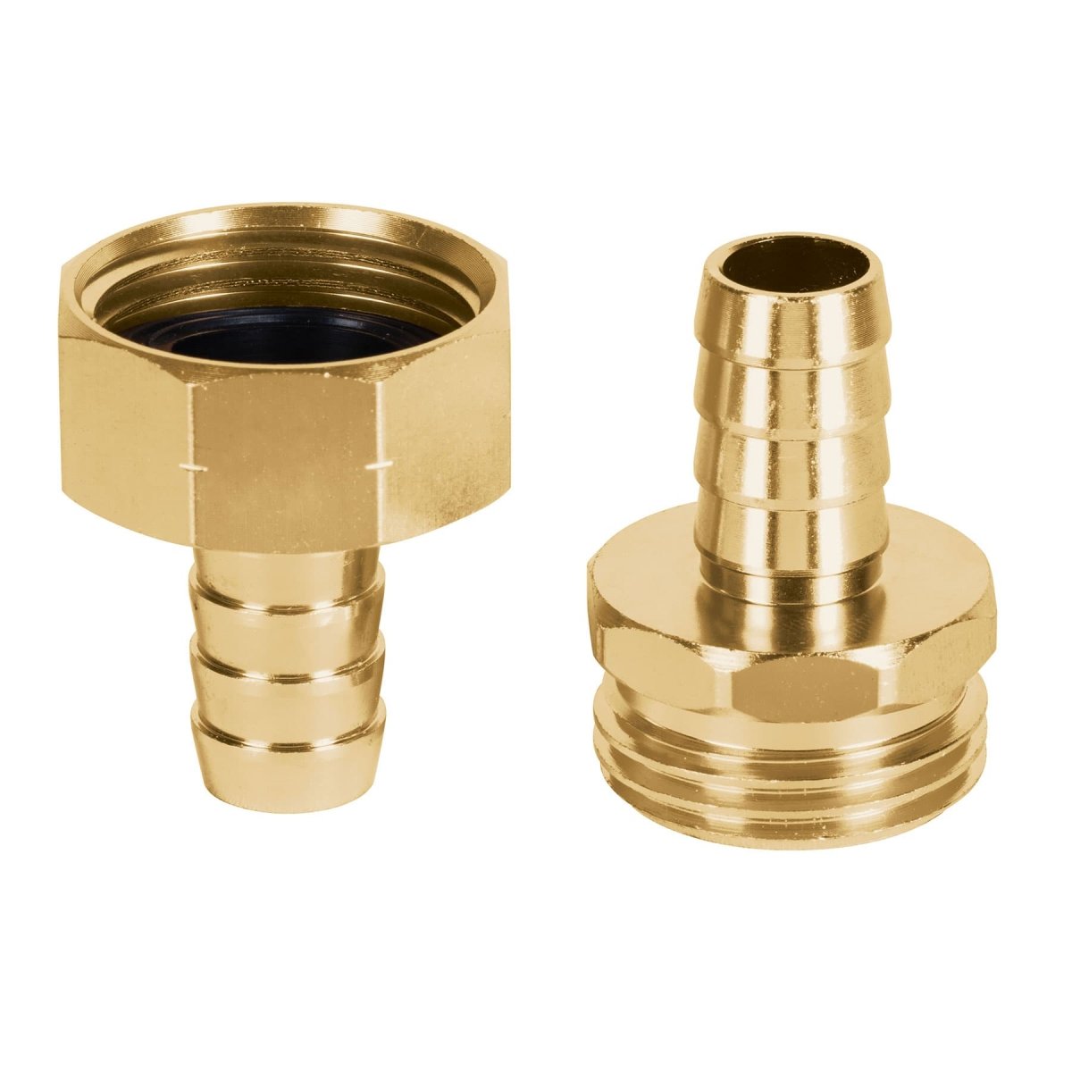 JUEGO DE CONECTORES 1/2" ALUMINIO MACHO/HEMBRA, TRUPER - SUPERMIX
