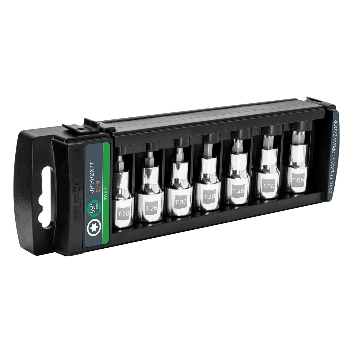 JUEGO DE DADOS, PUNTA TORX, CUADRO 1/2",.. - SUPERMIX