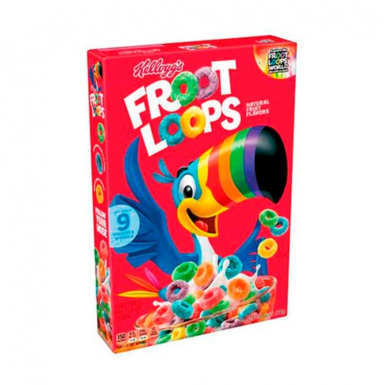 KELLOGG'S FROOT LOOPS CEREAL ORIGINAL 10/7.9 OZ - SUPERMIX