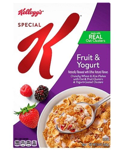 KELLOGG'S SPECIAL K CEREAL FRUIT & YOGURT 12.6 OZ - SUPERMIX