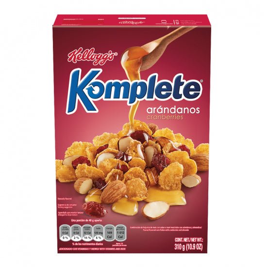 KELLOGS MUSLI KOMPLETE CRAMBERRIES 310G - SUPERMIX