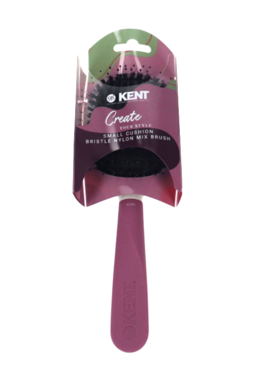 KENT CREATE YOUR STYLE SMALL CUSHION BRISTLE NYLON MIX BRUSH - SUPERMIX