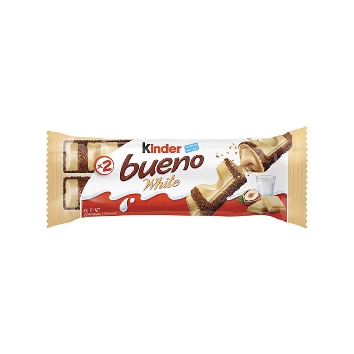 KINDER BUENO CHOCOLATE BLANCO 39 GRS - SUPERMIX