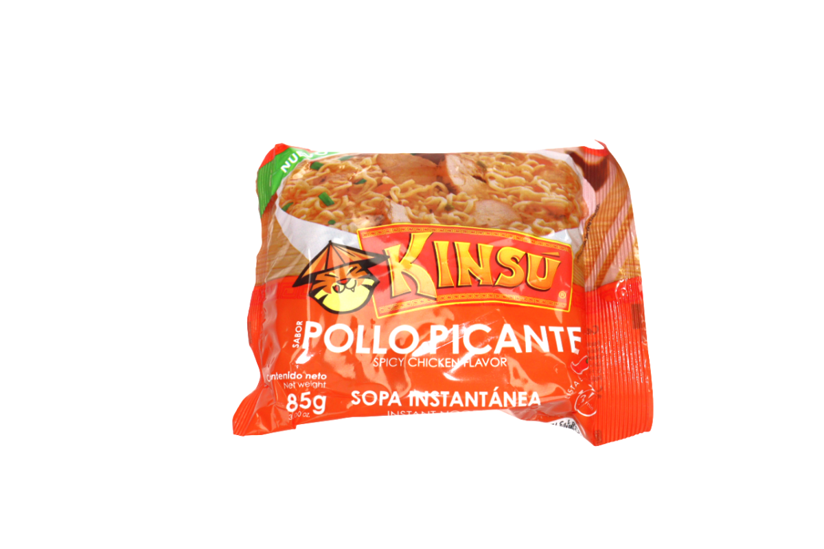 KINSU SOPA DE SOBRE SABOR POLLO PICANTE 85GRS - SUPERMIX