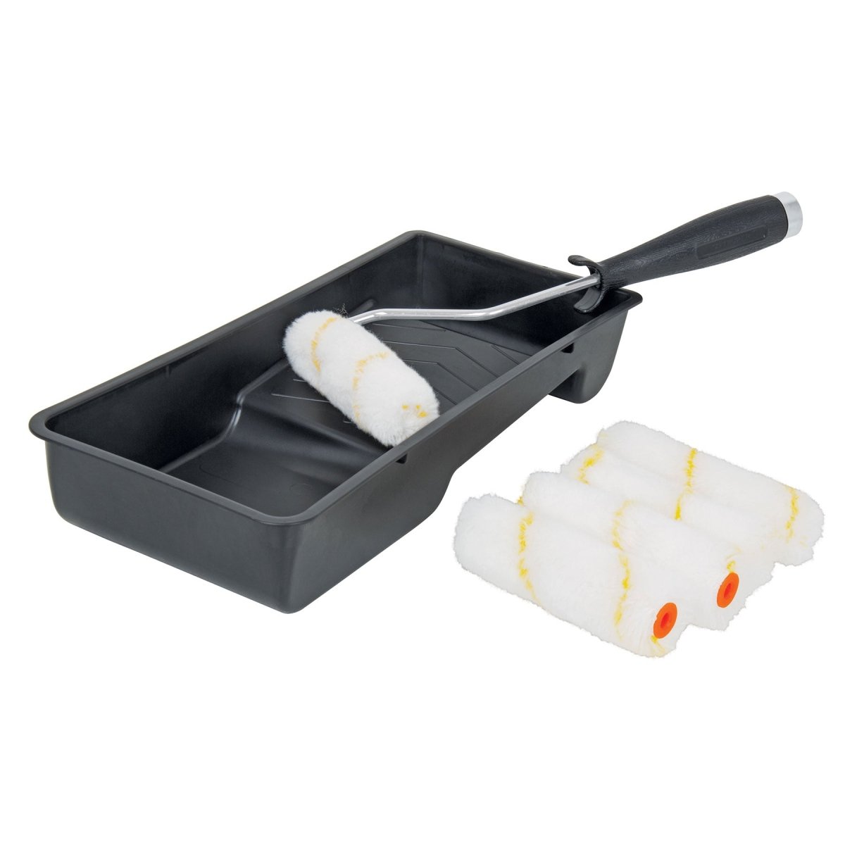 KIT DE RODILLO PARA PINTAR DE 4", 7 PIEZAS - SUPERMIX