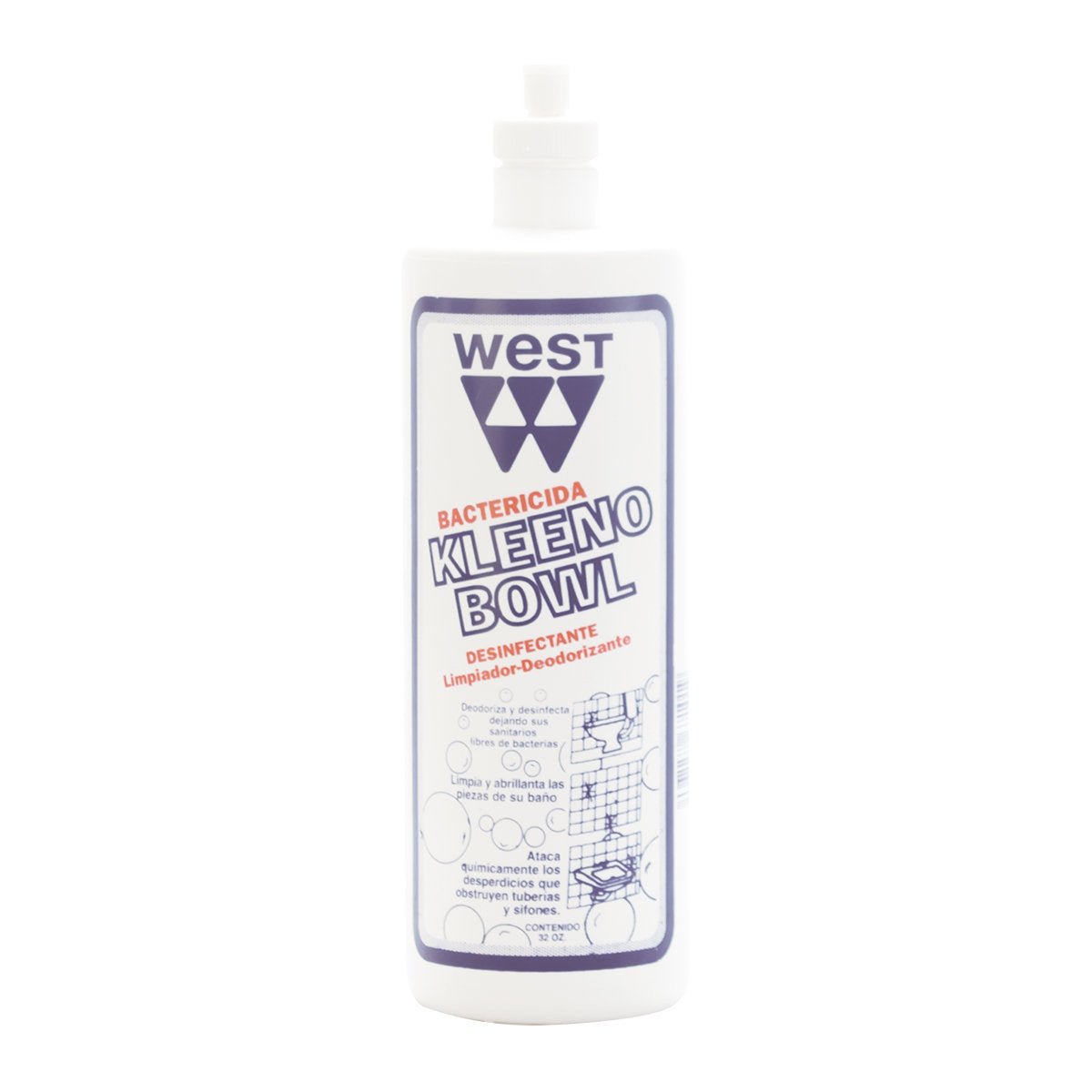 KLENO BOWL 32 OZ WEST BACTERICIDA - SUPERMIX