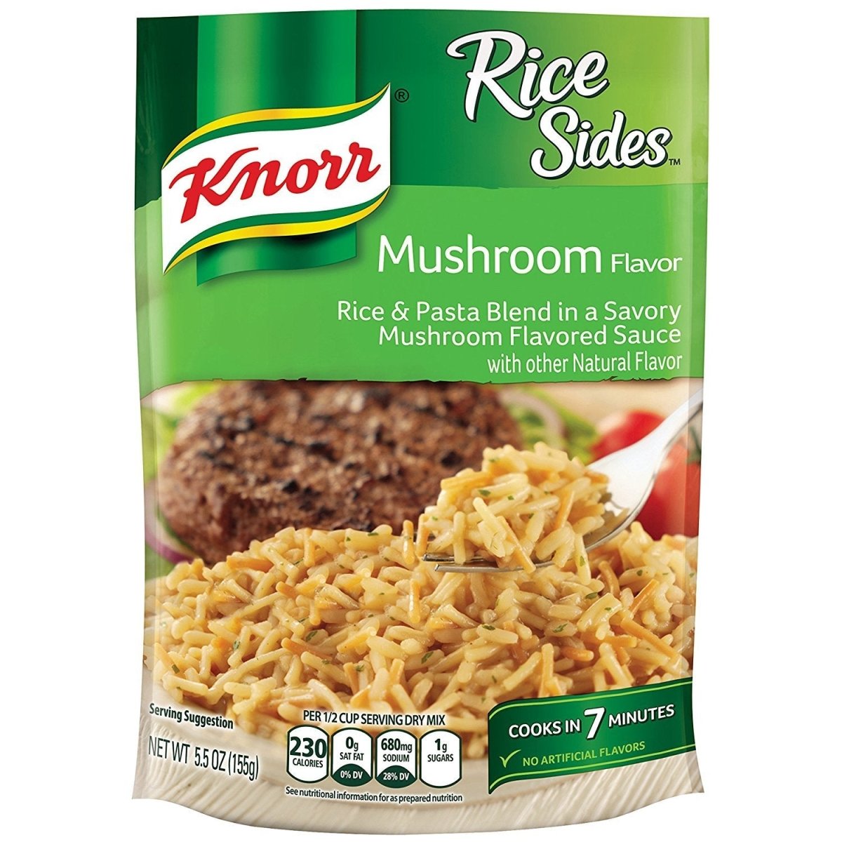 KNORR RICE SIDE MUSHROOM 5.5 OZ - SUPERMIX