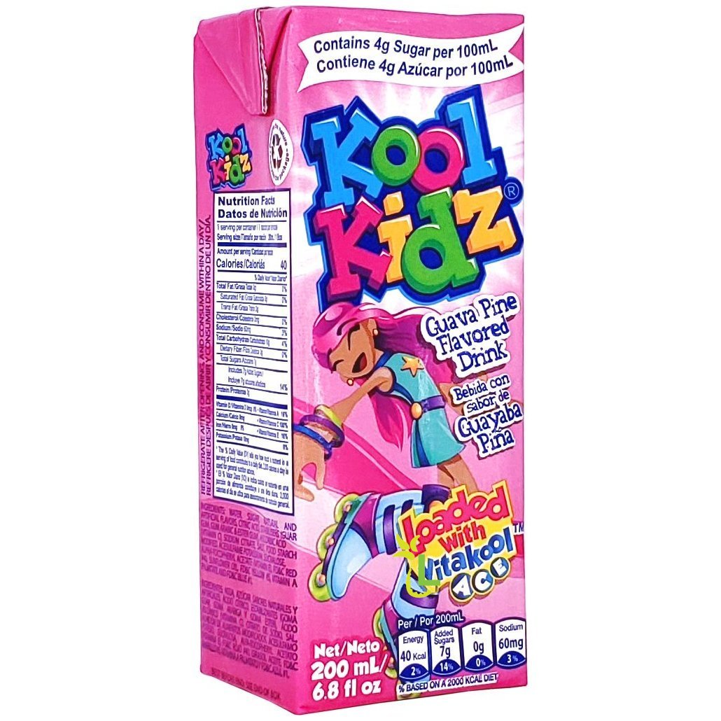 KOOL KIDZ JUGO GUAYABA Y PINA 200 ML - SUPERMIX