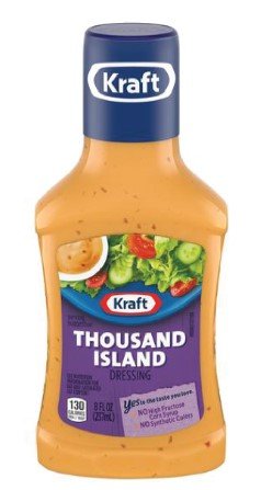 KRAFT ADEREZO THOUSAND ISLAND 8 OZ - SUPERMIX