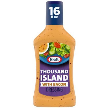 KRAFT ADEREZO THOUSAND ISLAND WITH BACON 16 OZ - SUPERMIX