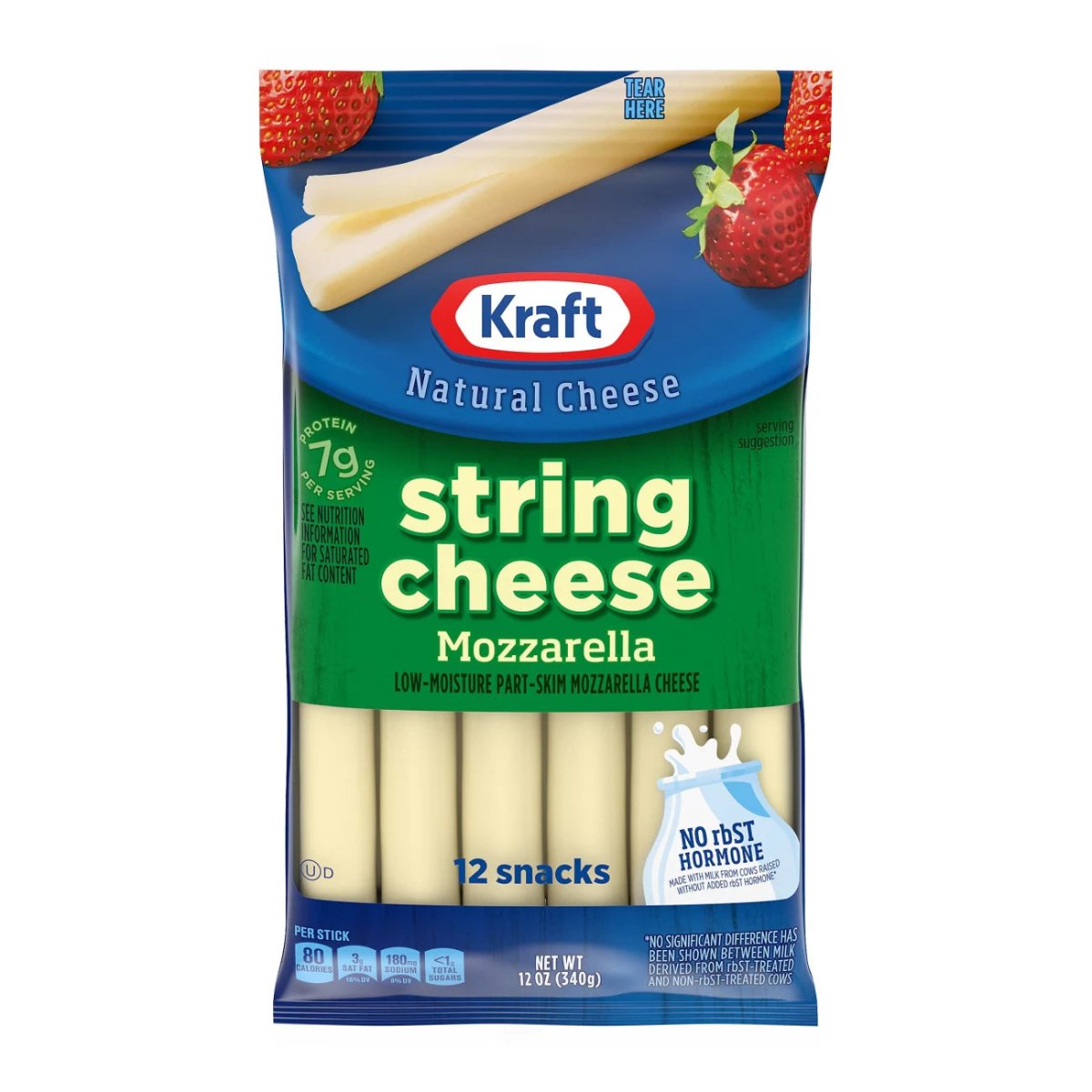 KRAFT MOZZARELLA STRINGS 120 OZ - SUPERMIX