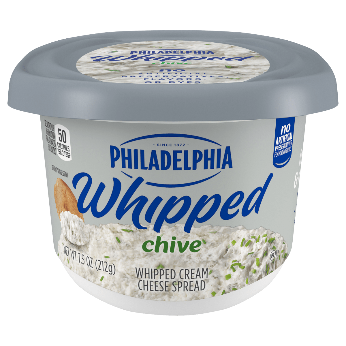KRAFT PHILADELPHIA WHIPPED CHIVE 8 OZ - SUPERMIX