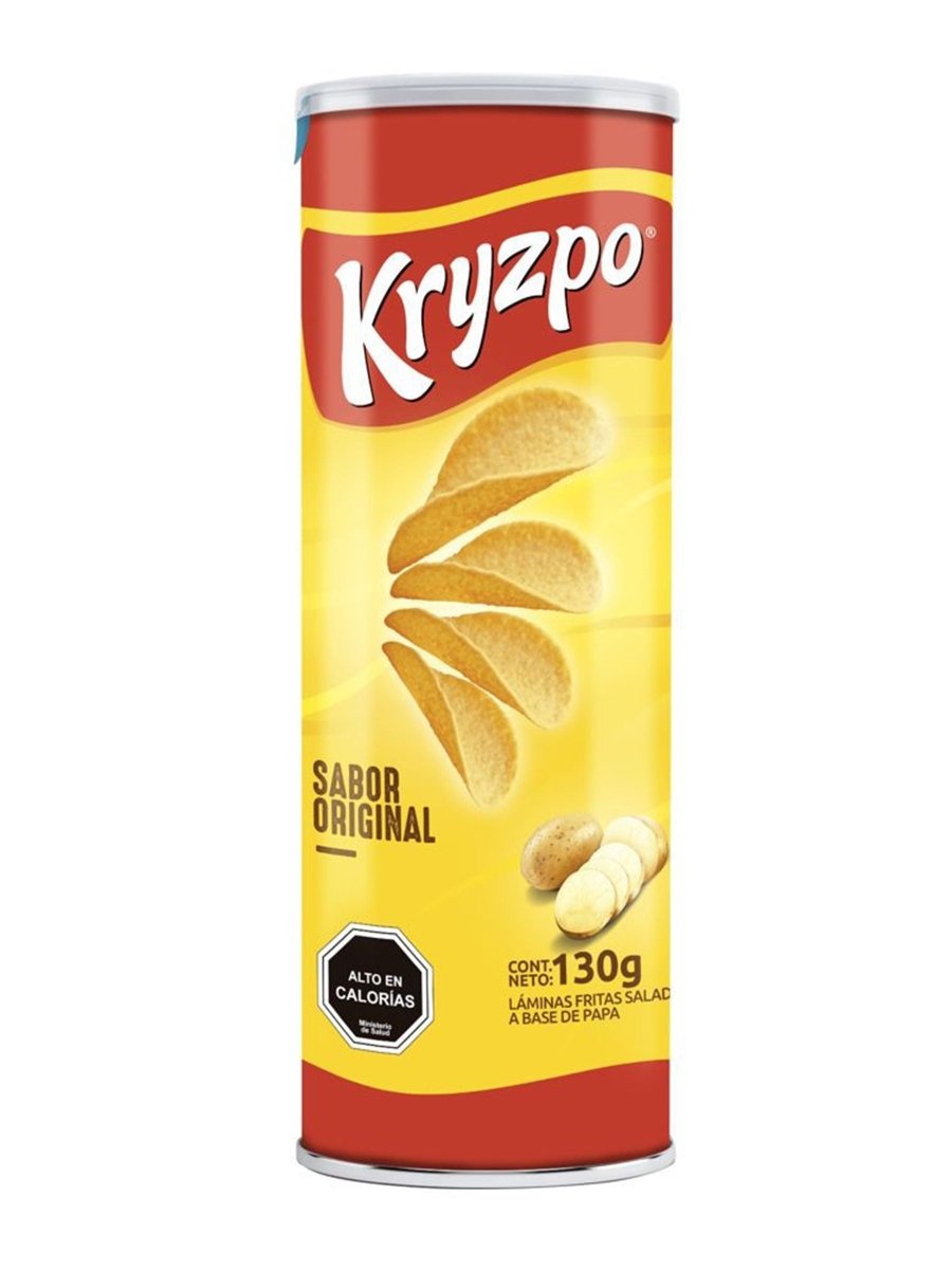 KRYZPO PAPAS SABOR A QUESO 130 GRS - SUPERMIX