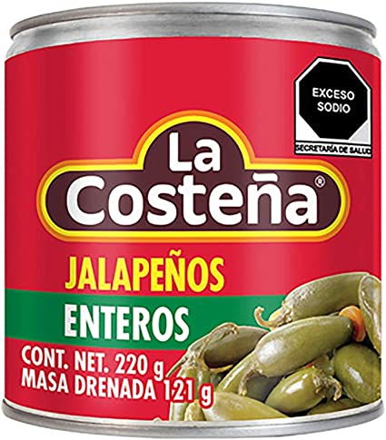 LA COSTENA CHILE JALAPENO ENTERO 220 GRS - SUPERMIX