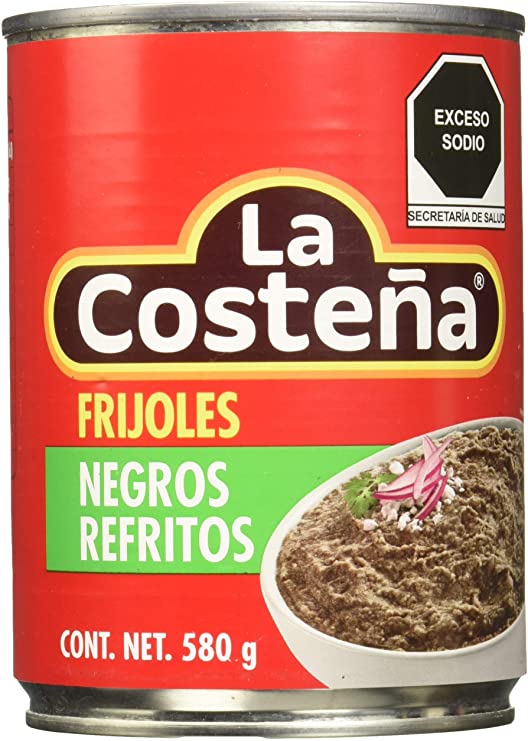 LA COSTENA FRIJOLES NEGROS REFR. 580 GRS - SUPERMIX