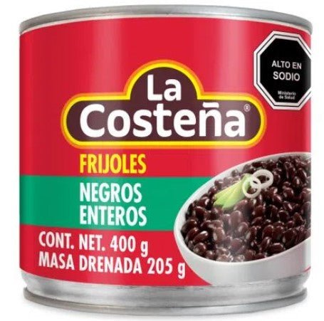 LA COSTENA FRIJOLES NEGROS REFR.400 GRS - SUPERMIX