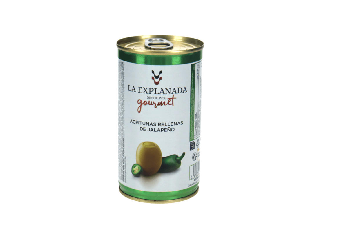 LA EXPLANADA GOURMET ACEITUNAS REL. JALAPEÑO 350 ML - SUPERMIX