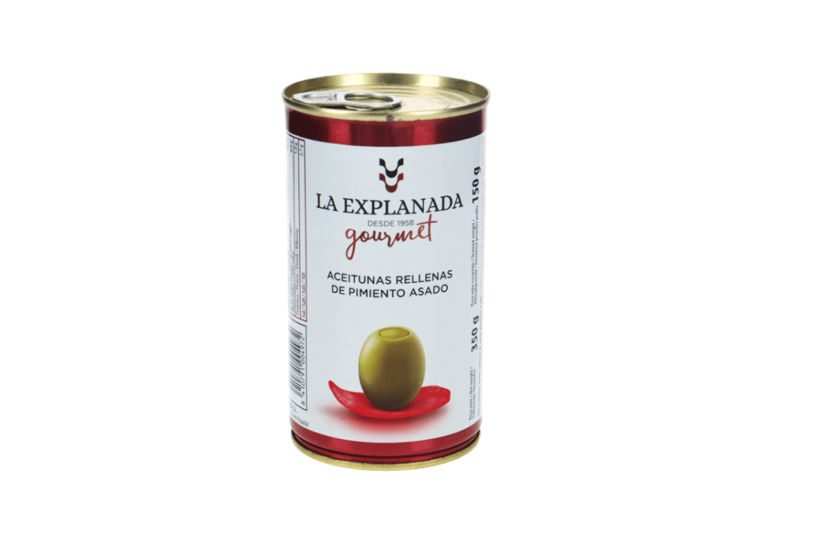 LA EXPLANADA GOURMET ACEITUNAS REL. PIMIENTO ASADO 350 ML - SUPERMIX