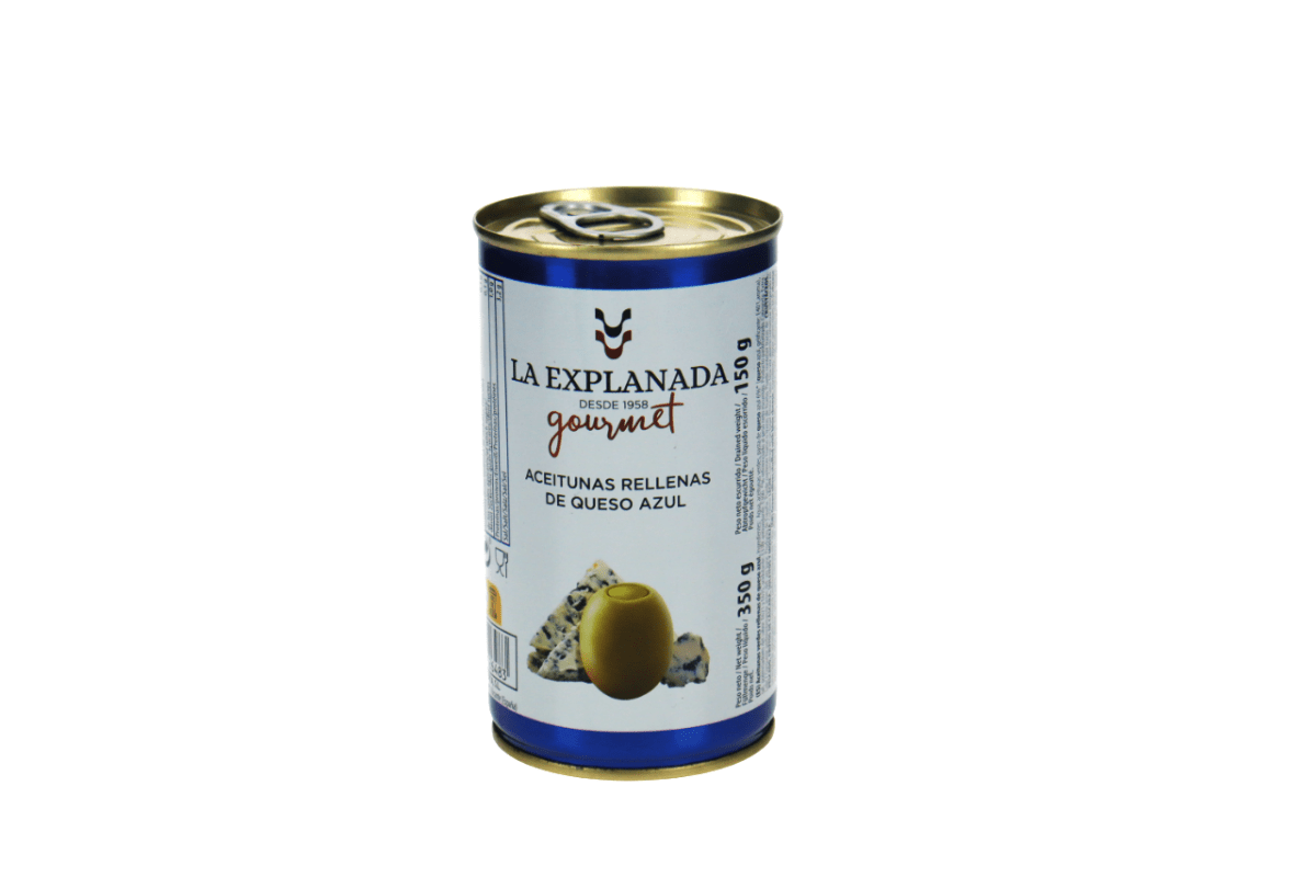 LA EXPLANADA GOURMET ACEITUNAS REL. QUESO AZUL 350 ML - SUPERMIX
