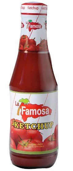 LA FAMOSA CATCHUP BOTELLA 14 OZ - SUPERMIX