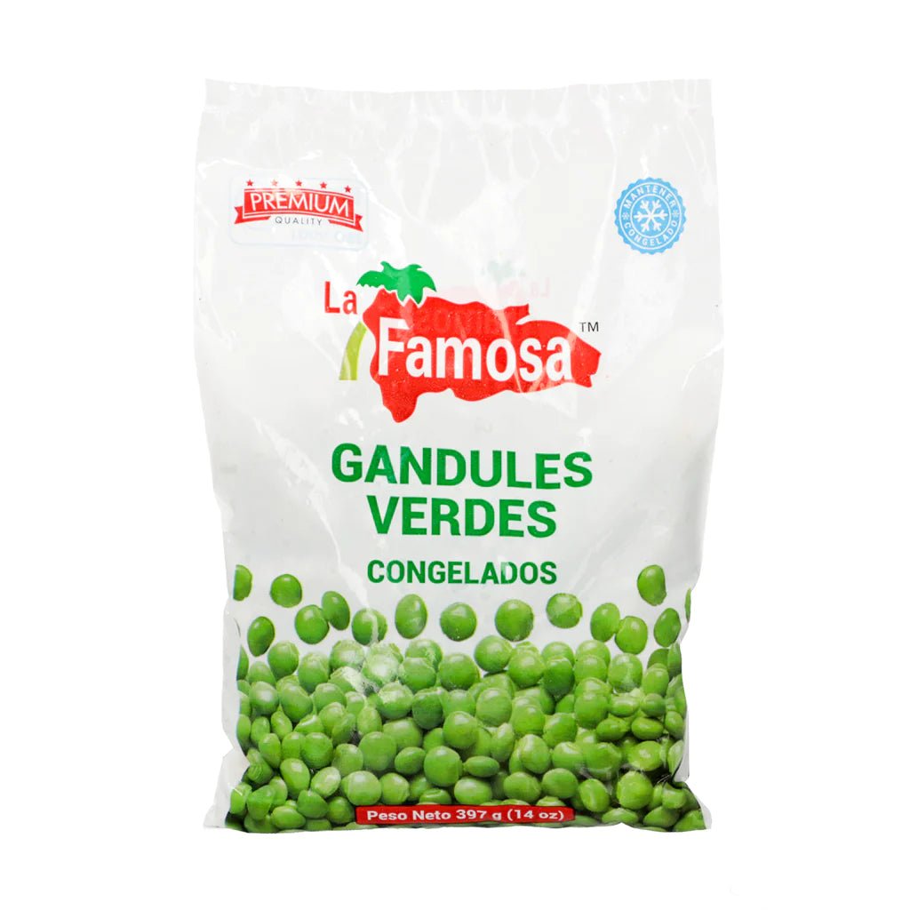 LA FAMOSA GANDULES VERDES CONGELADOS 14 OZ - SUPERMIX