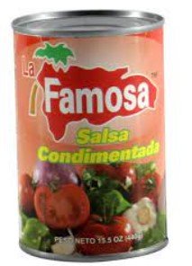 LA FAMOSA SALSA CONDIMENTADA 15.5 OZ - SUPERMIX